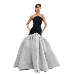 Avaro Figlio Radiance Jacquard Ball Gown With Corset