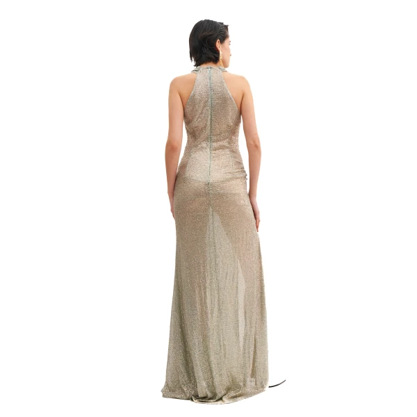 Avaro Figlio Starry Crystal Serenity Cowl Dress, view 3