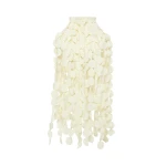 A.W.A.K.E. MODE Basque Multicircle Skirt Ivory