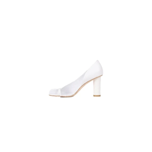 A.W.A.K.E. MODE Christine Cousin Shoes Red White, view 2