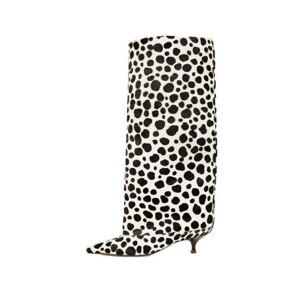 Dana Alta Boot Black White
