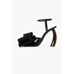 A.W.A.K.E. MODE Edda Sandal With Bow Black