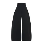 A.W.A.K.E. MODE High Rise Rounded Trousers Black