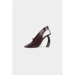 A.W.A.K.E. MODE Lauren Rounded Sandal With Laces Brown