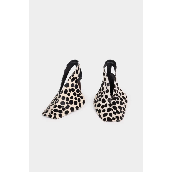 A.W.A.K.E. MODE Lauren Sandal Dalmatian Print, view 2