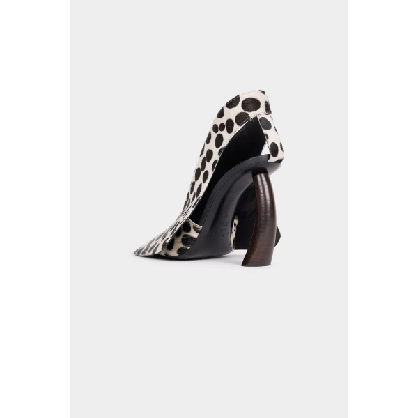 A.W.A.K.E. MODE Lauren Sandal Dalmatian Print, view 3