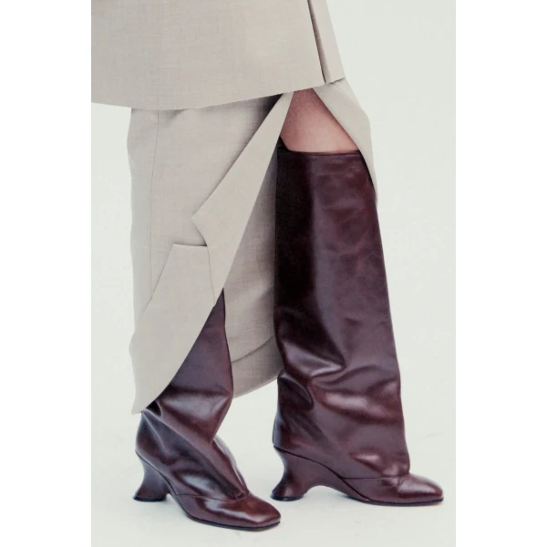 A.W.A.K.E. MODE New Christy Boot Brown, view 4