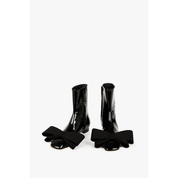 A.W.A.K.E. MODE Noa Boot With Bow Black, view 2