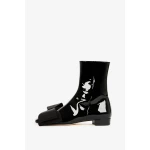 A.W.A.K.E. MODE Noa Boot With Bow Black