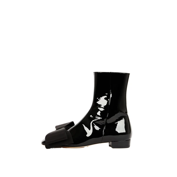 Noa Boot With Bow Black