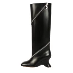 A.W.A.K.E. MODE Tess Boot With Zip Black