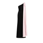 Bernadette Dress Ross in Black and Icy Pink | Evening Gowns | Coveti