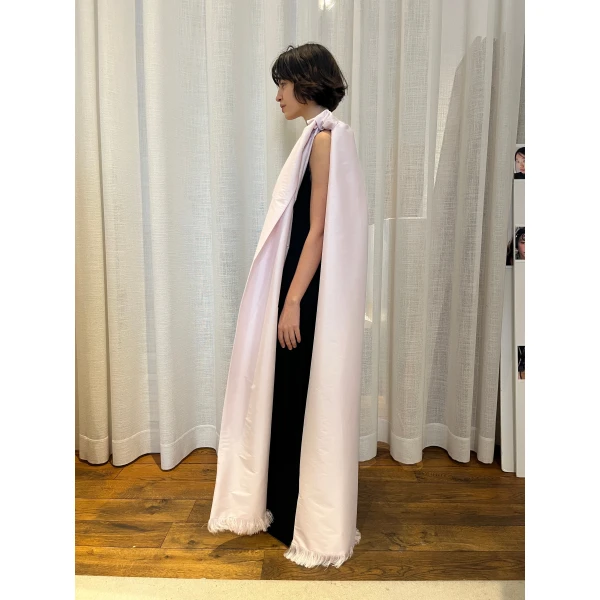 Bernadette Dress Ross in Black and Icy Pink | Evening Gowns | Coveti