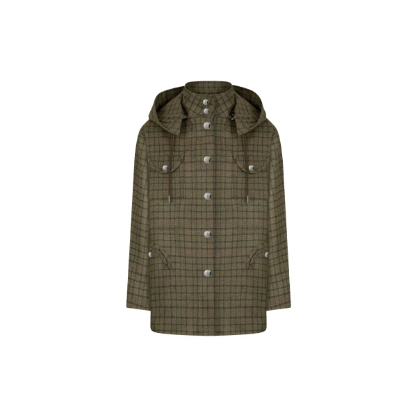 Hackney Jacket in Olmida Green Mix