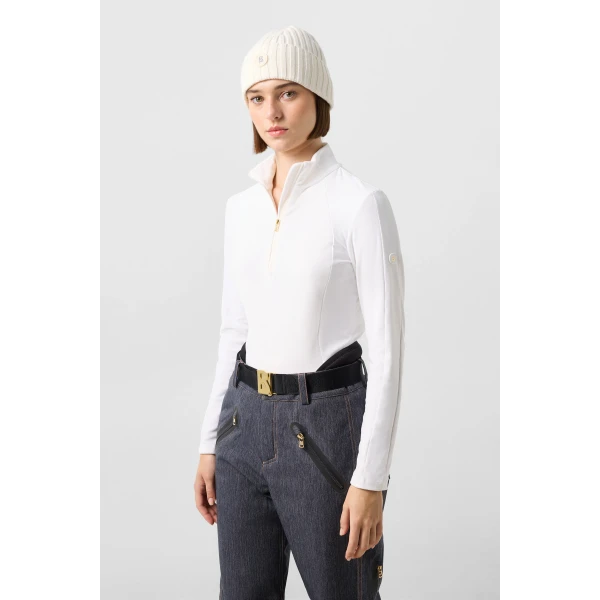 Bogner Agata First Layer in Off White, view 3 | Long Sleeve | Coveti