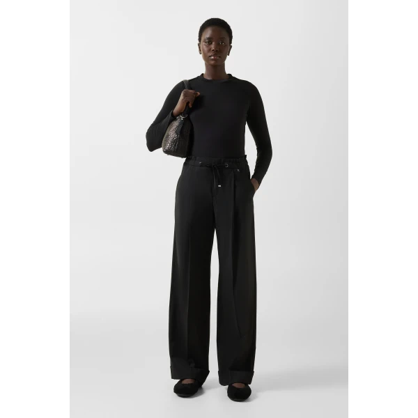 Bogner Alexi Long-Sleeved Top in Black, view 5 | Long Sleeve | Coveti