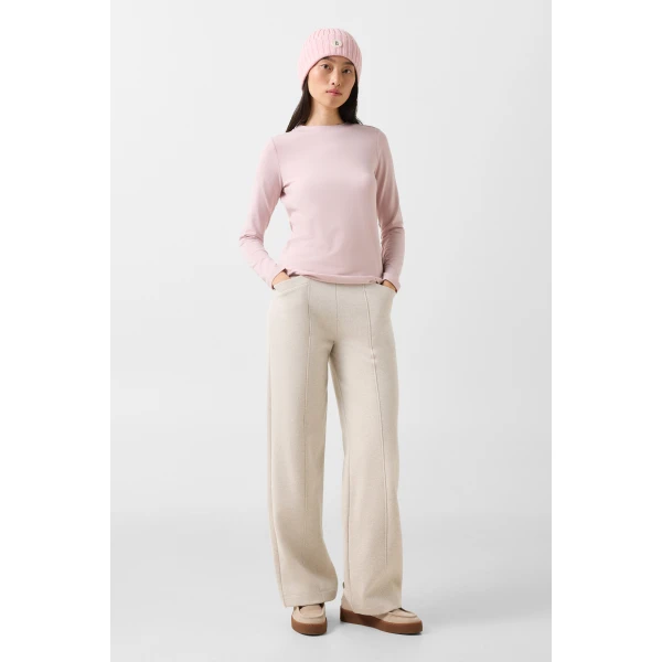 Bogner Alexi Long-Sleeved Top in Rose, view 5 | Long Sleeve | Coveti
