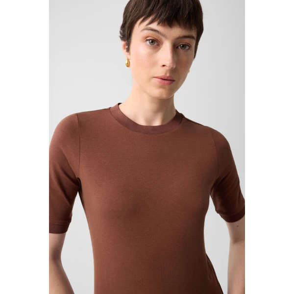 Bogner Alexi T-Shirt in Brown, view 6 | T-shirts | Coveti