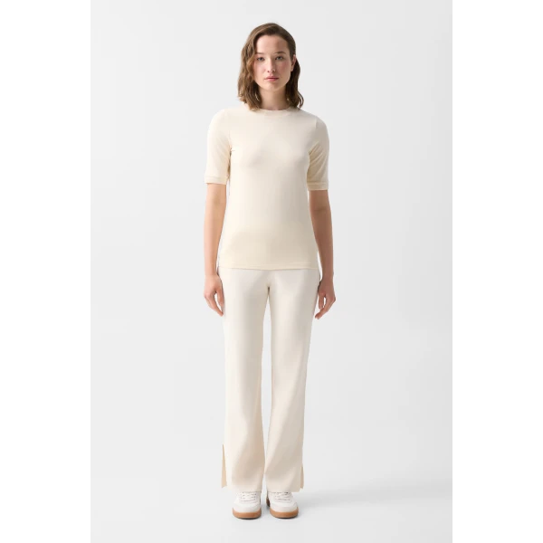 Bogner Alexi T-Shirt in Cream, view 5 | T-shirts | Coveti