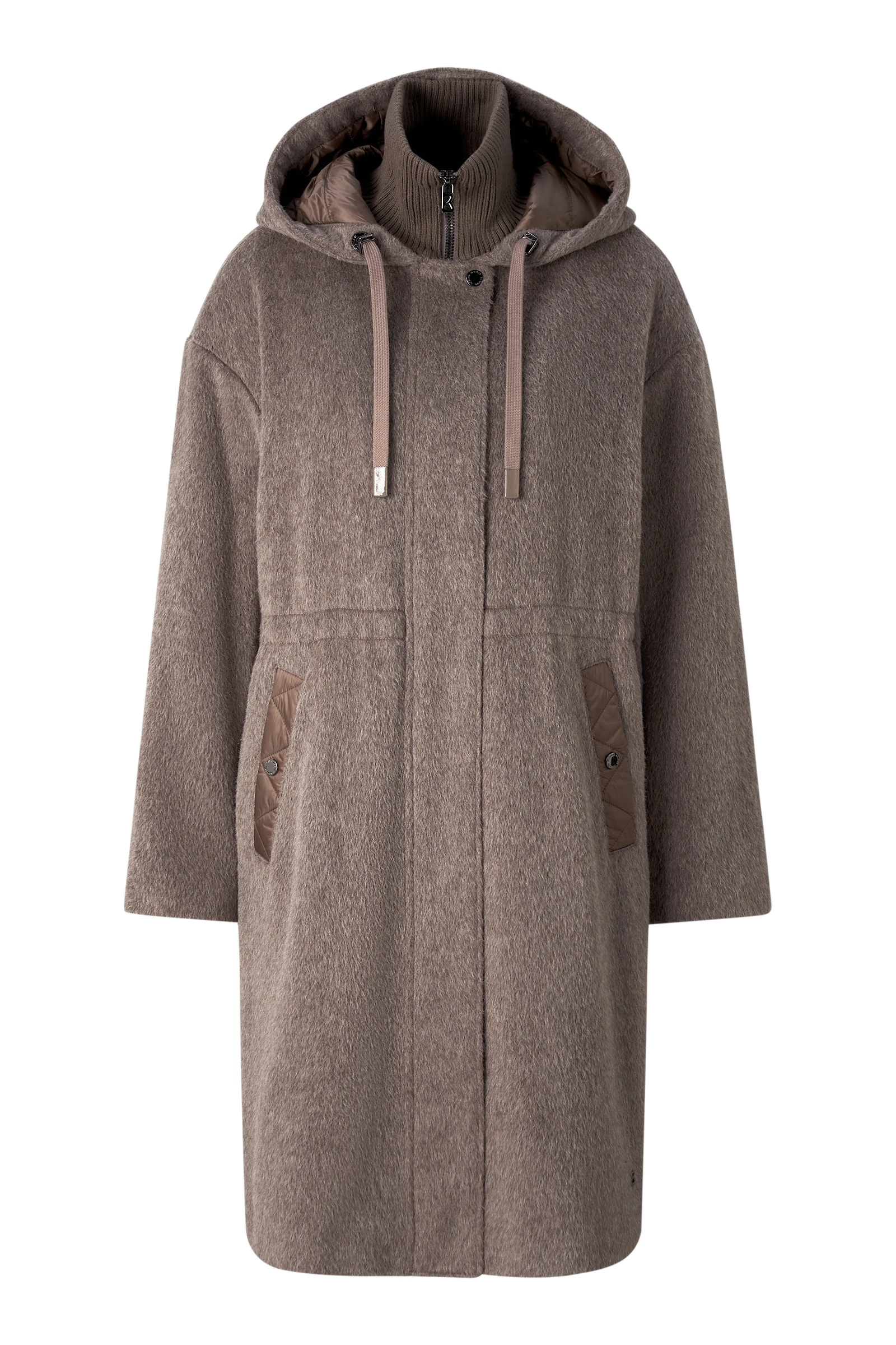 Bogner Amory Wool Coat in Grey-Brown Bogner Amory Wool Coat in Grey-Brown | Wool Coat | Coveti