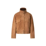Bogner Anouk Leather Blouson in Cognac | Leather Jackets | Coveti