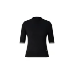 Bogner Antonia Virgin Wool and Silk Knitted Jumper in Black | Sweaters | Coveti