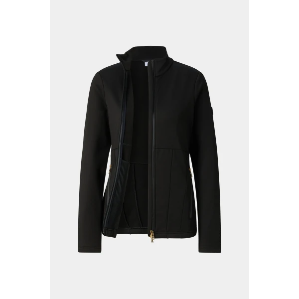 Bogner Arlena Mid-Layer Jacket in Black, view 2 | Jackets | Coveti