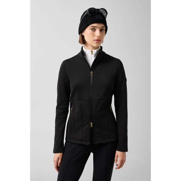 Bogner Arlena Mid-Layer Jacket in Black, view 4 | Jackets | Coveti