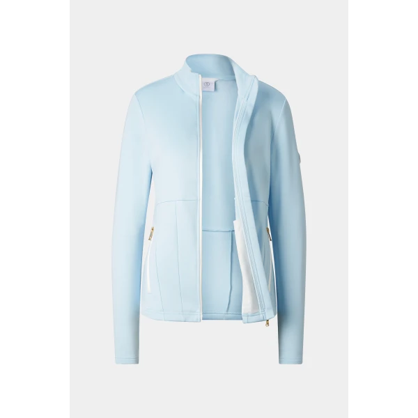 Bogner Arlena Mid-Layer Jacket in Light Blue, view 2 | Jackets | Coveti