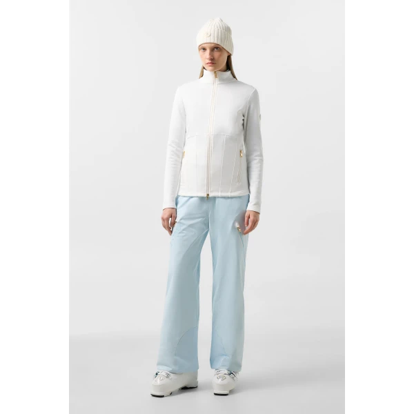 Bogner Arlena Mid-Layer Jacket in Off White, view 6 | Jackets | Coveti