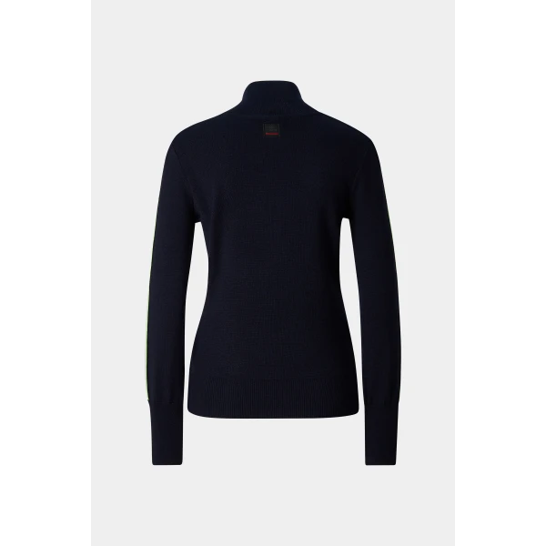 Bogner Azra Troyer in Navy, view 2 | Sweaters | Coveti