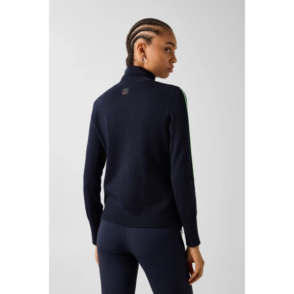 Bogner Azra Troyer in Navy, view 4 | Sweaters | Coveti