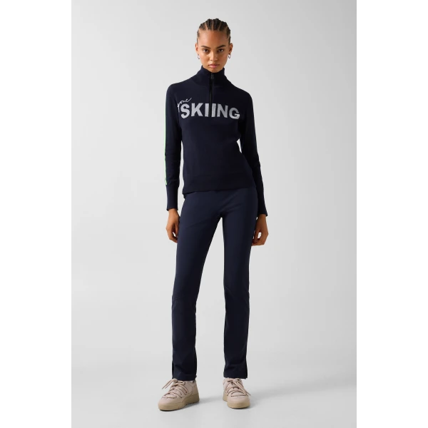 Bogner Azra Troyer in Navy, view 5 | Sweaters | Coveti