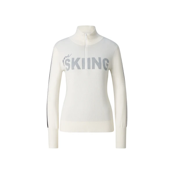 Bogner Azra Troyer in Off White | Sweaters | Coveti