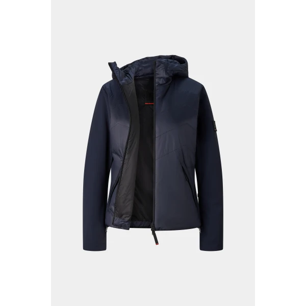 Bogner Beke Hybrid Jacket in Navy, view 2 | Jackets | Coveti