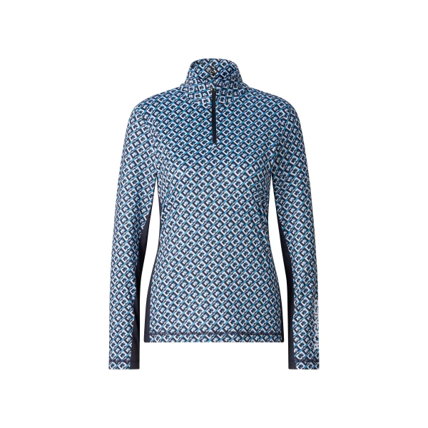 Bogner Beline First Layer in Cyan, Navy and White | Long Sleeve | Coveti