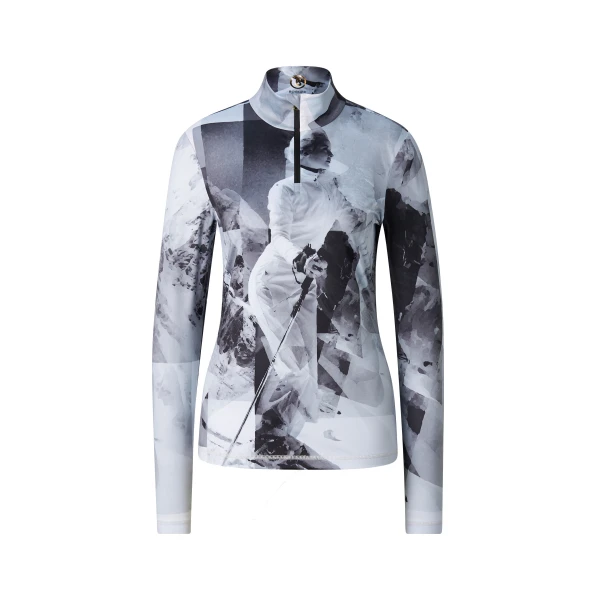 Bogner Beline First Layer in Grey and Anthracite | Long Sleeve | Coveti