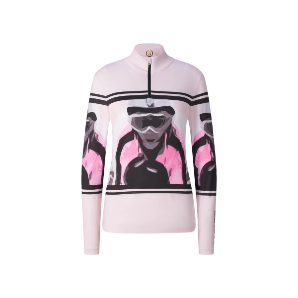 Bogner Beline First Layer in Pink and Black | Long Sleeve | Coveti