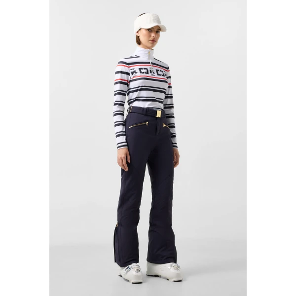 Bogner Beline First Layer in White and Black, view 5 | Long Sleeve | Coveti