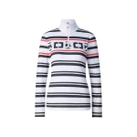 Bogner Beline First Layer in White and Black | Long Sleeve | Coveti