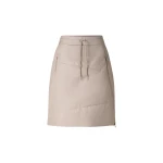 Bogner Belva Functional Quilted Skirt in Beige | Midi Skirts | Coveti