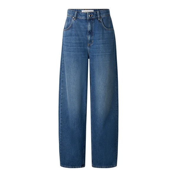 Bogner Bina Barrel Fit Jeans in Denim Blue | Denim | Coveti