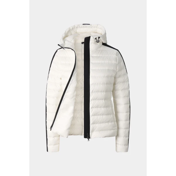 Bogner Bond Mid-Layer Down Jacket in White, view 2 | Jackets | Coveti
