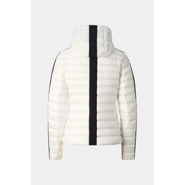 Bogner Bond Mid-Layer Down Jacket in White, view 3 | Jackets | Coveti