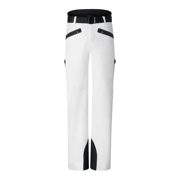 Bogner Bond Ski Trousers in Off White and Black | Pants | Coveti