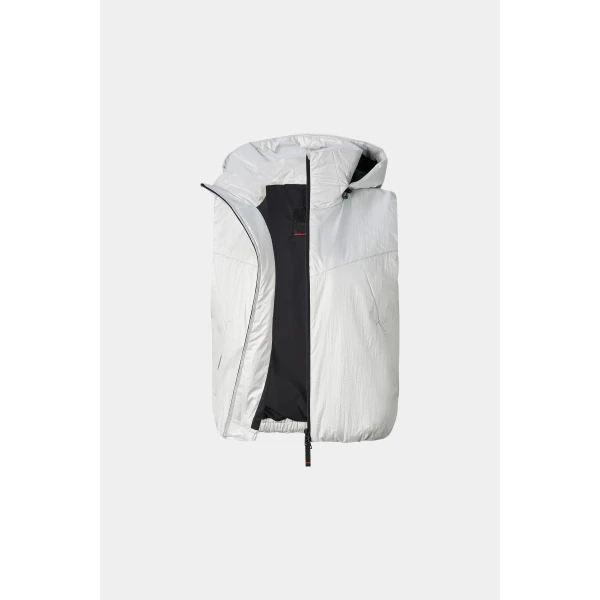 Bogner Bonny Waistcoat in Light Grey, view 2 | Vests | Coveti