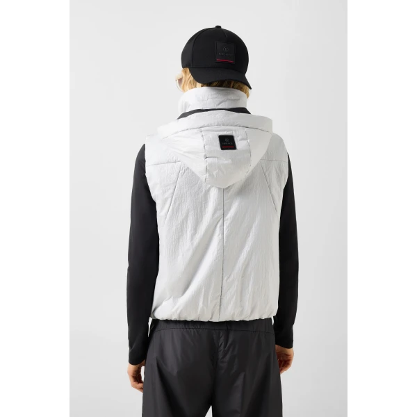 Bogner Bonny Waistcoat in Light Grey, view 5 | Vests | Coveti