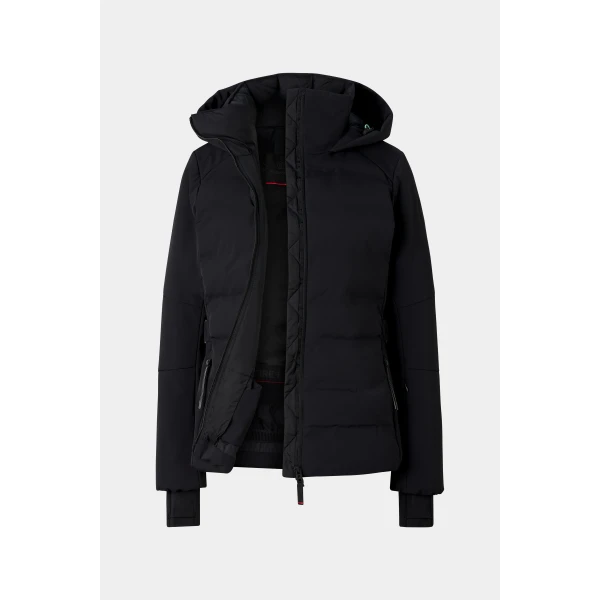 Bogner Cadja Ski Jacket in Black, view 2 | Jackets | Coveti