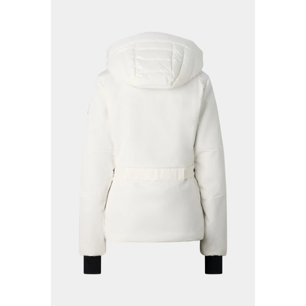 Bogner Cadja Ski Jacket in Off White, view 3 | Jackets | Coveti