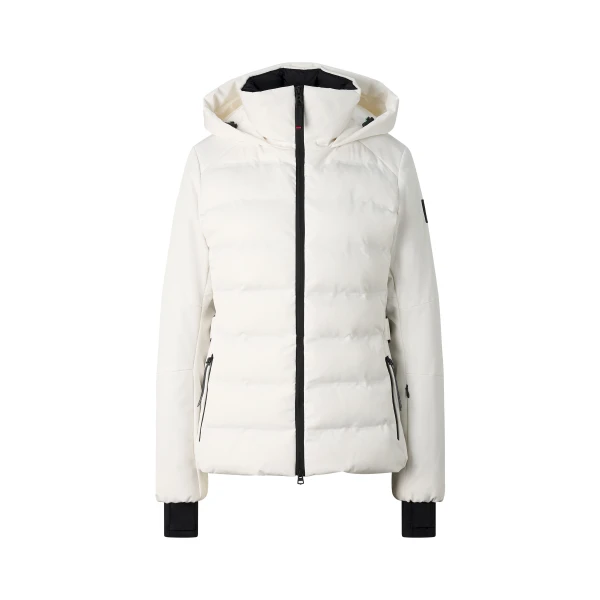 Bogner Cadja Ski Jacket in Off White | Jackets | Coveti